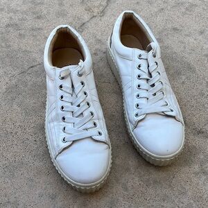 💚Toetos Reinna White Platform Sneaker Womens Sz 9.5